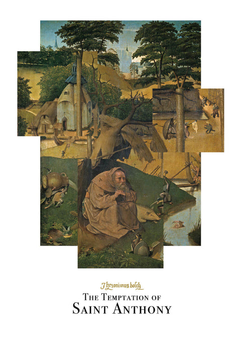 The temptation of saint anthony - Hieronymus Bosch museumsplakat