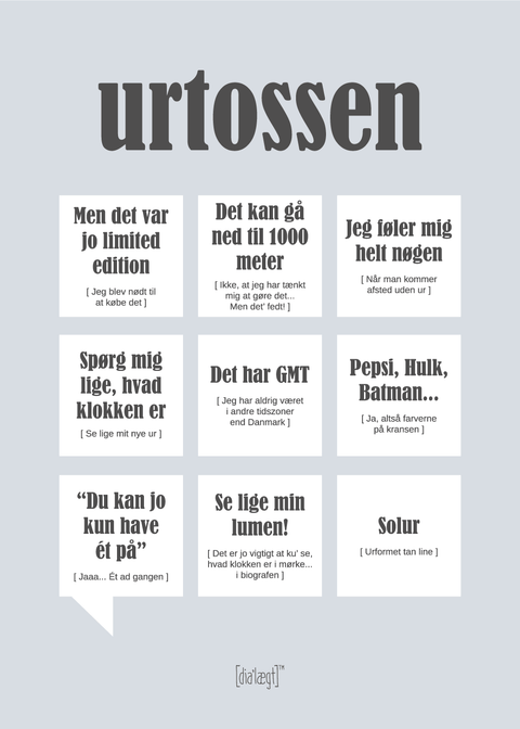 Urtossen Plakat