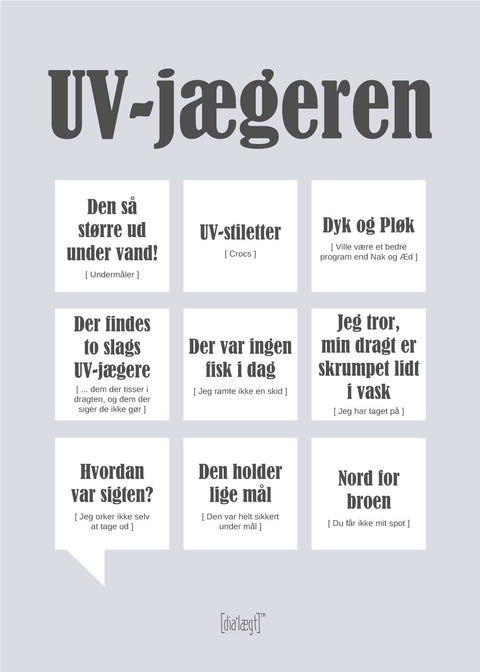 UV-jægeren plakat