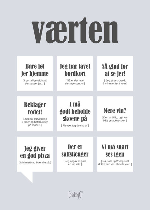 Værten Plakat