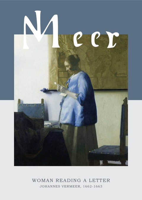 Woman reading a letter - Johannes Vermeer