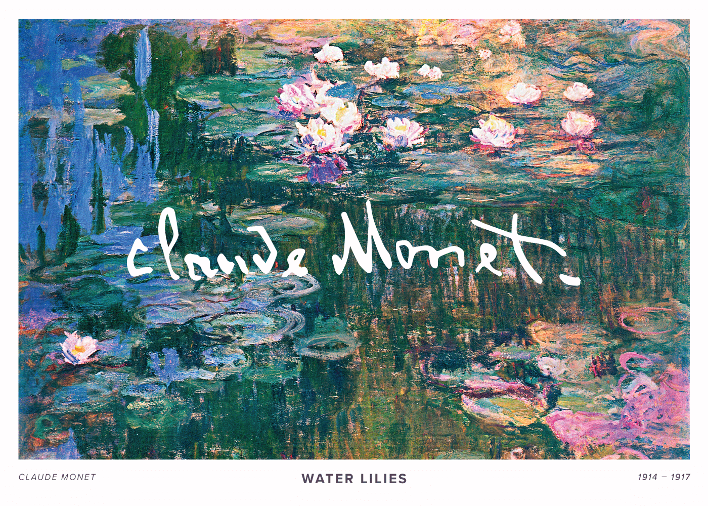 Billede af Water Lilies - Claude Monet