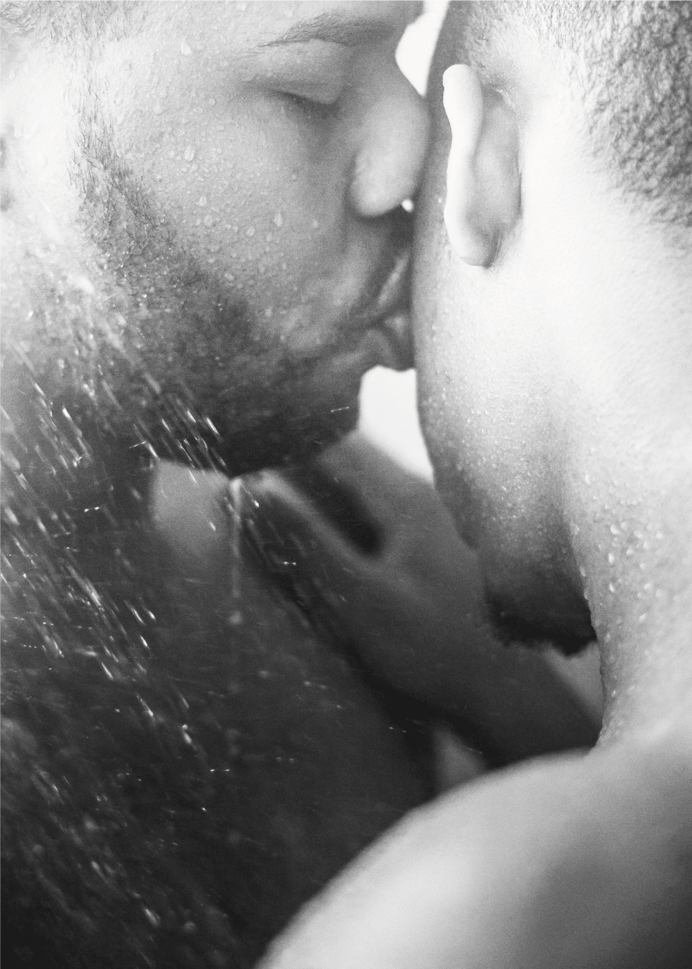 Billede af Kissing men - LGBT plakat
