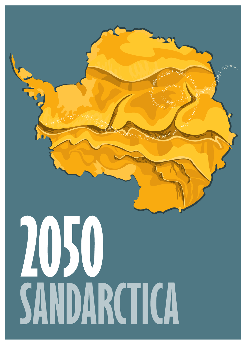 Billede af SANDARCTICA 2050 - klimaplakat