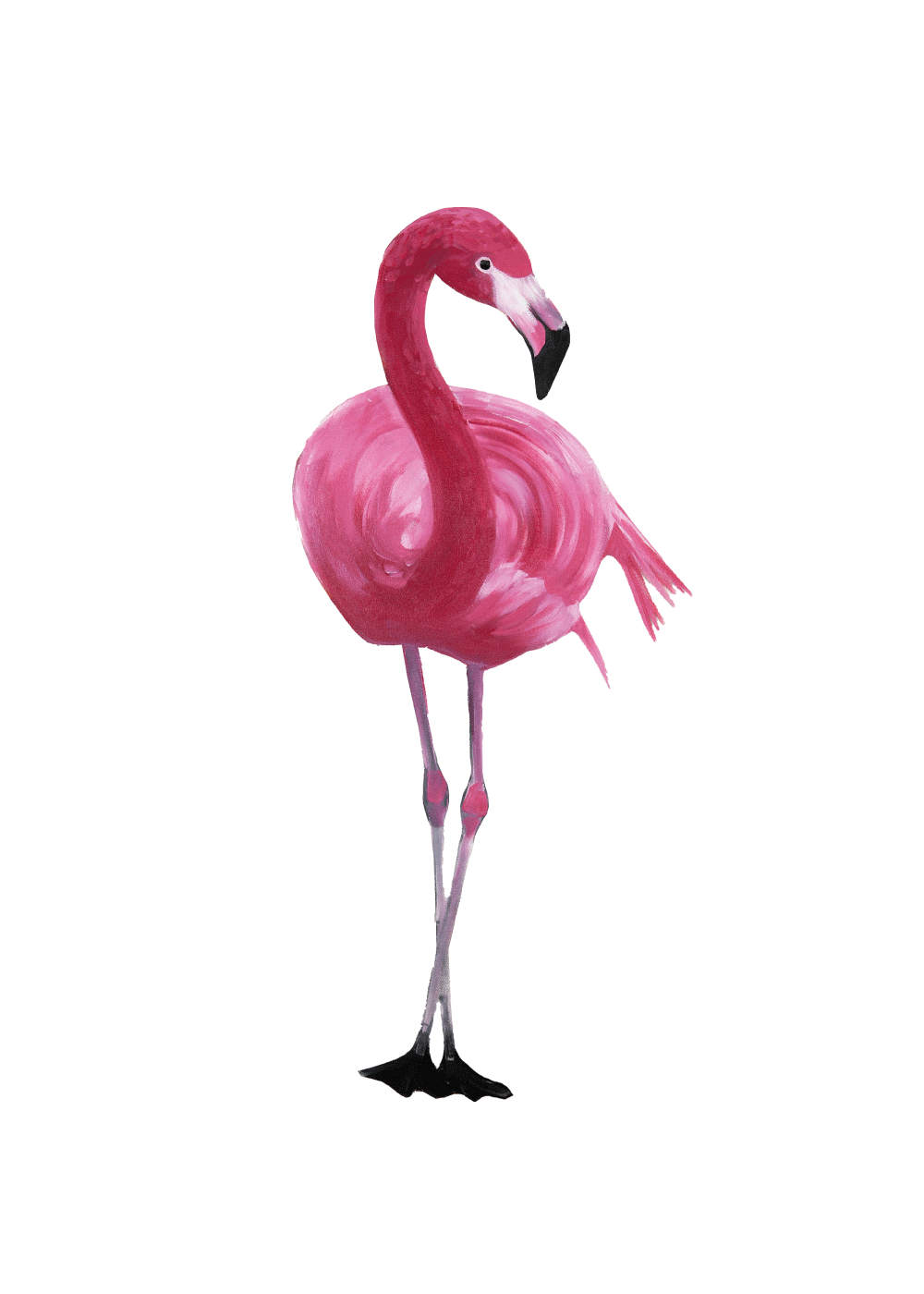 Billede af Flamingo plakat No 2