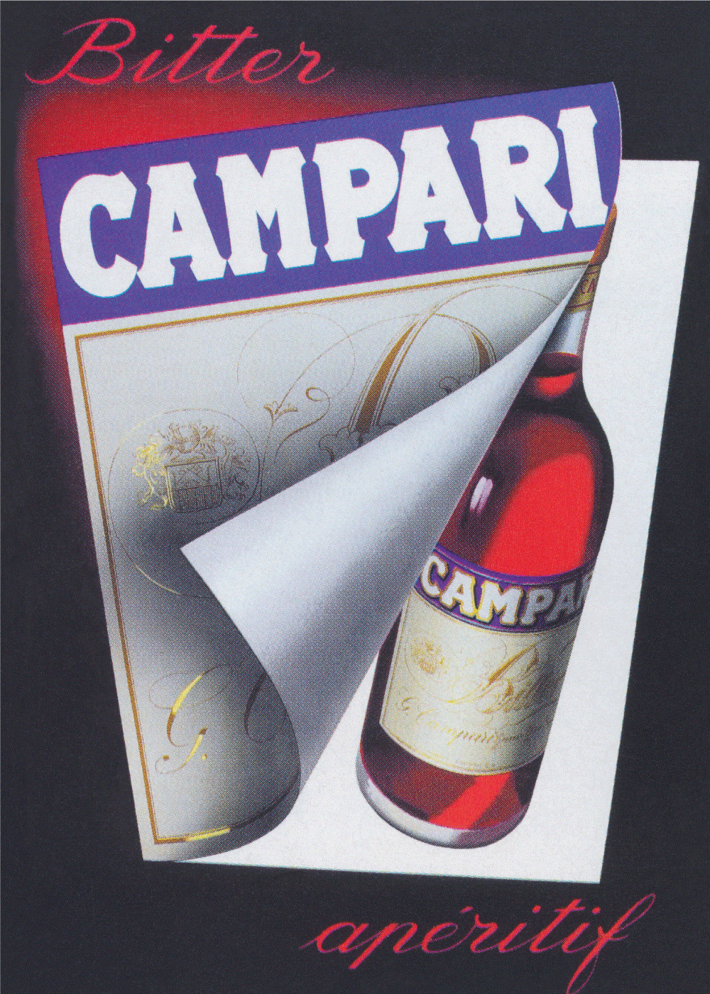 Bitter Campari - Retro plakat