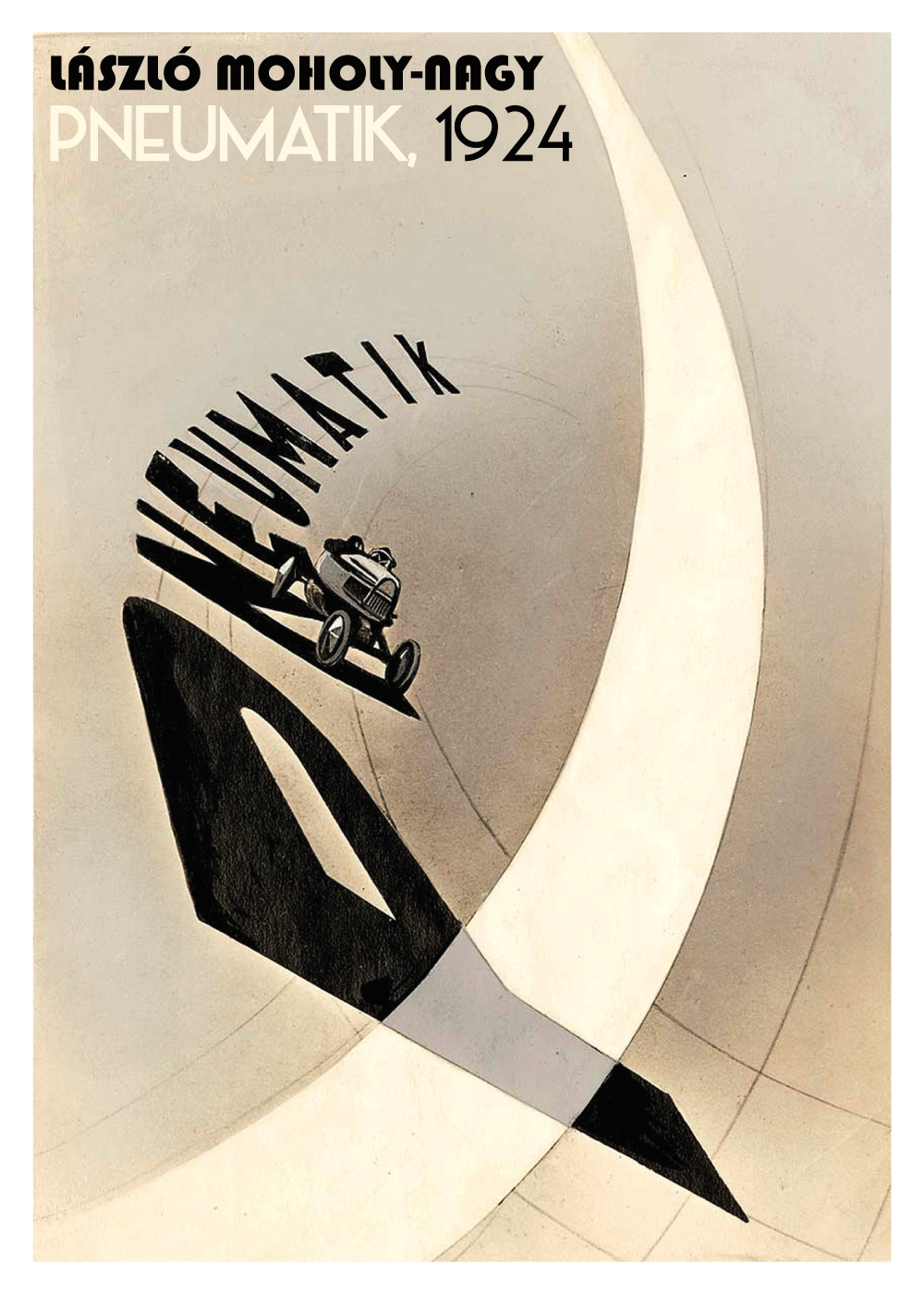 Billede af Pneumatik - László Moholy-Nagy kunstplakat