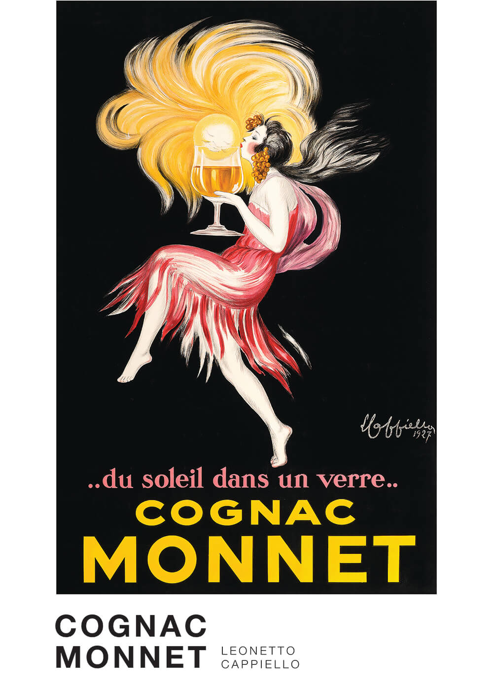 Billede af Cognac monnet - Leonetto Cappiello kunstplakat