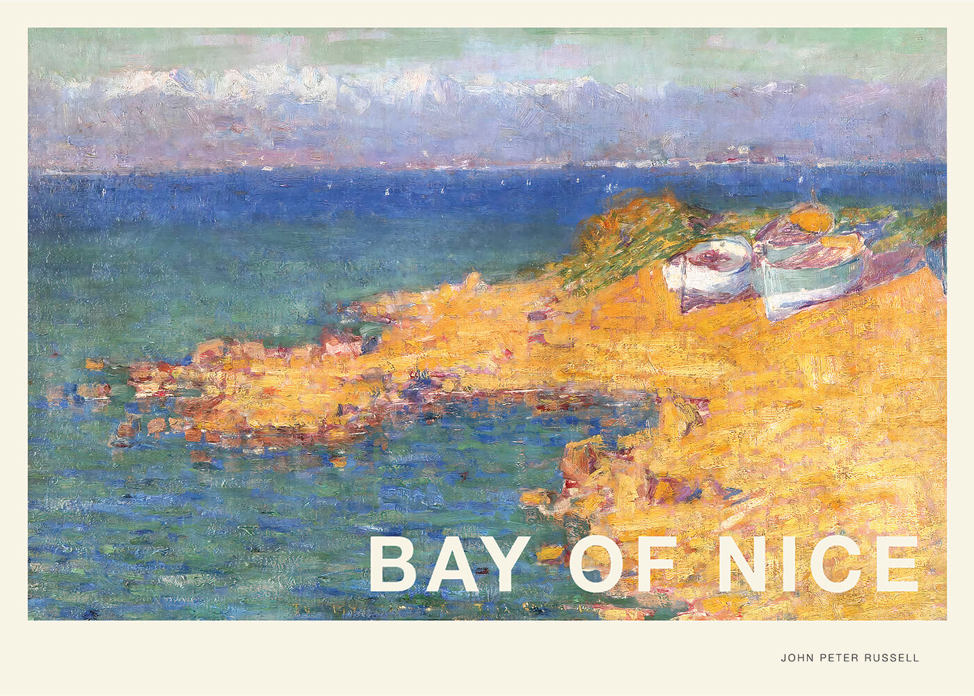 Bay og Nice - John Peter Russell kunstplakat