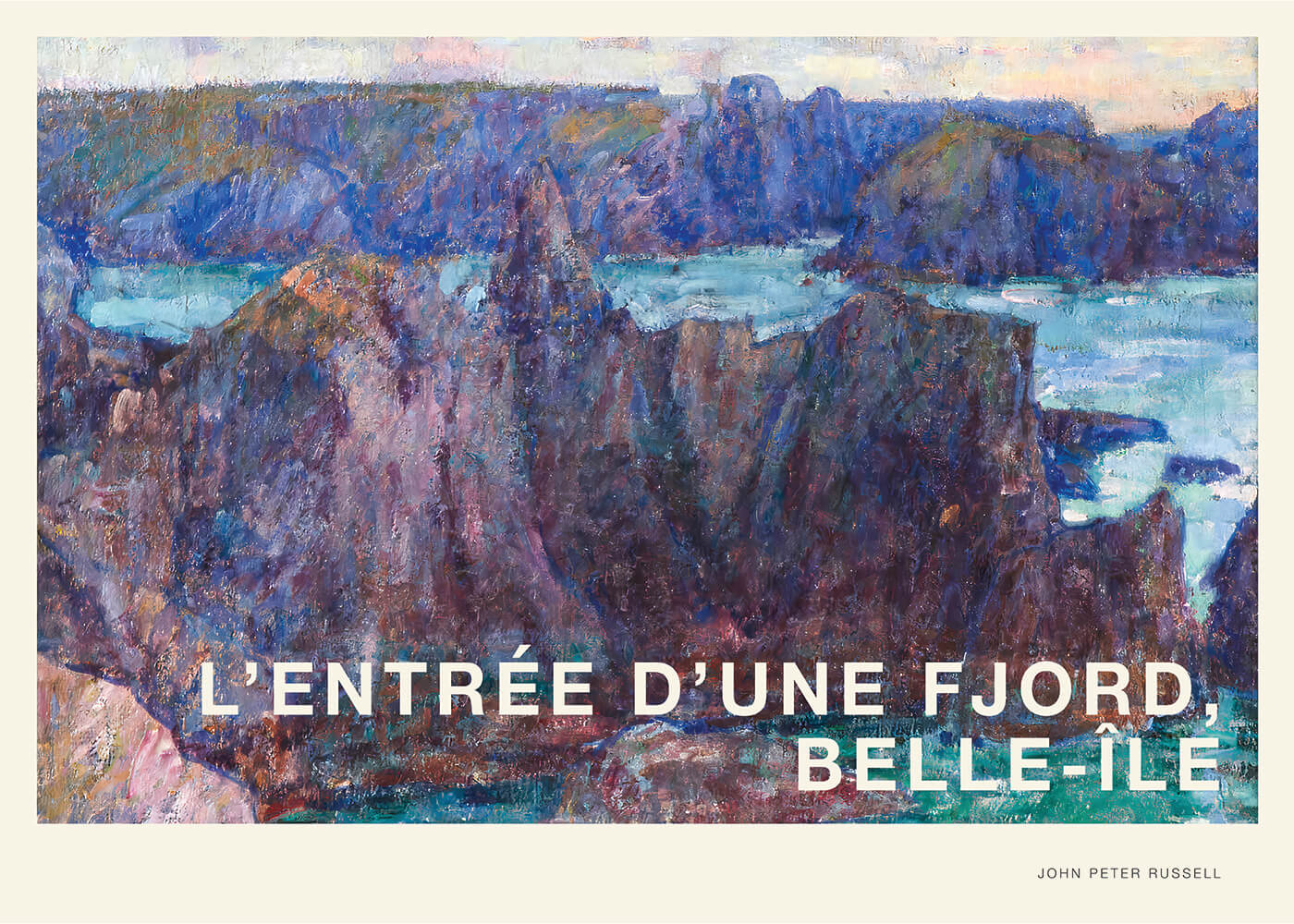Billede af L'entreÌe D'une Fjord - John Peter Russell kunstplakat