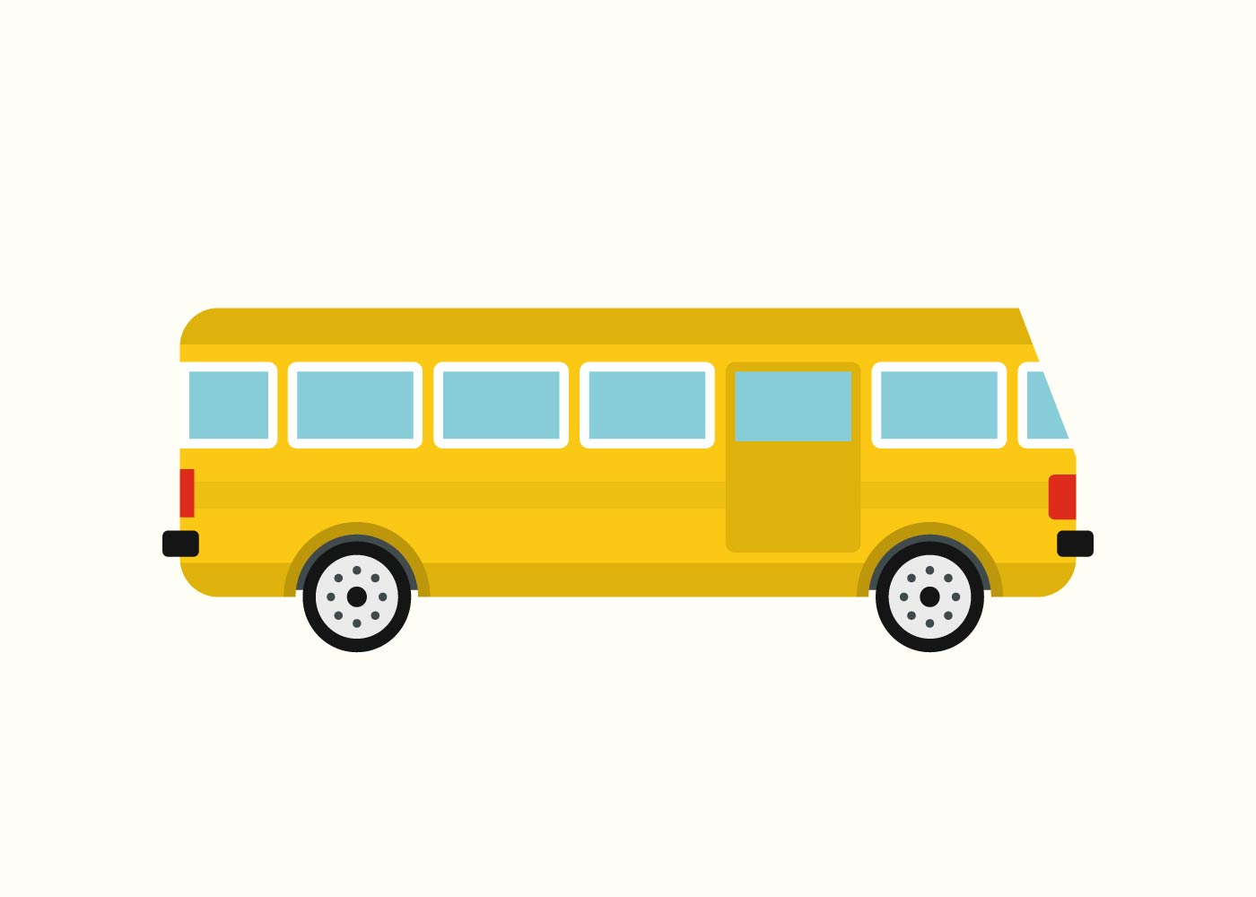 Bus - Børneplakat