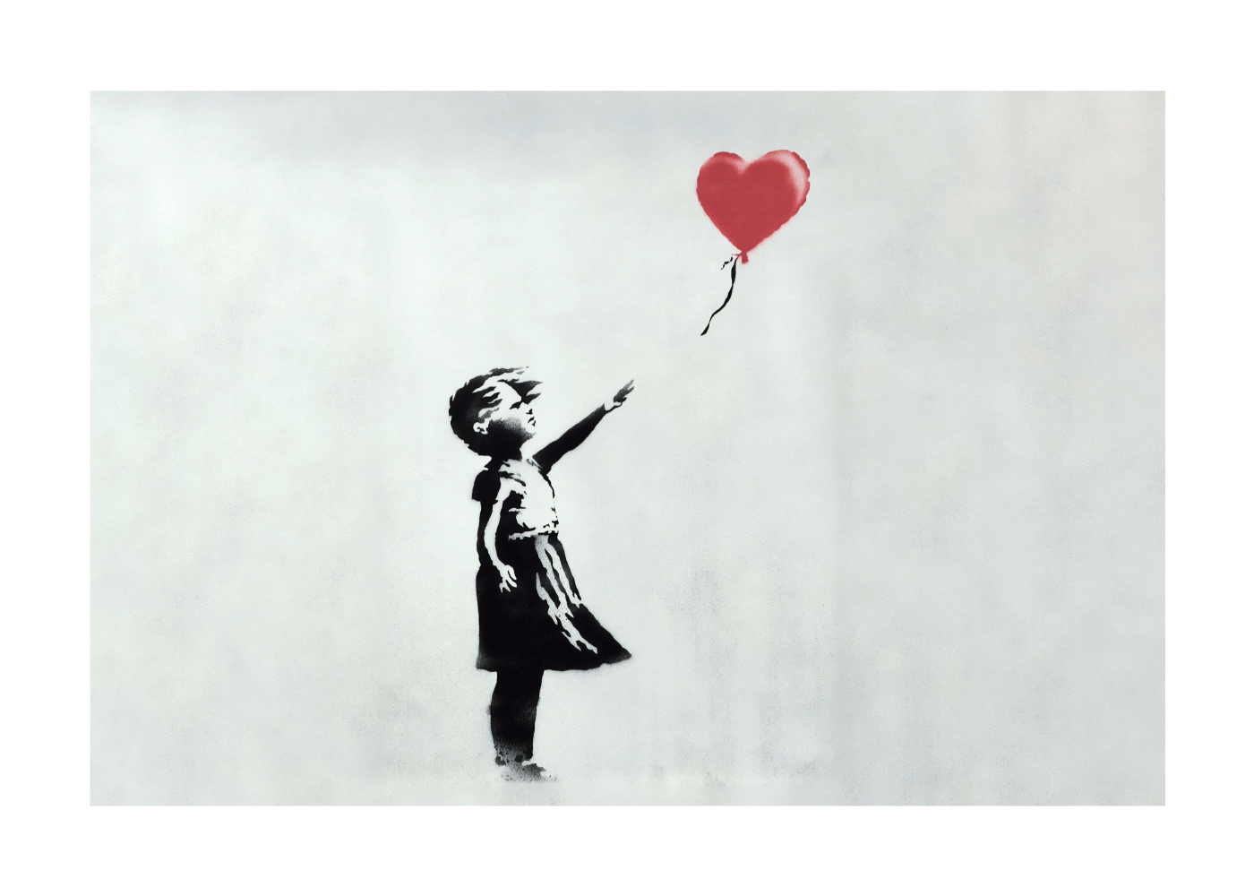 Balloon Girl - Banksy plakat 02