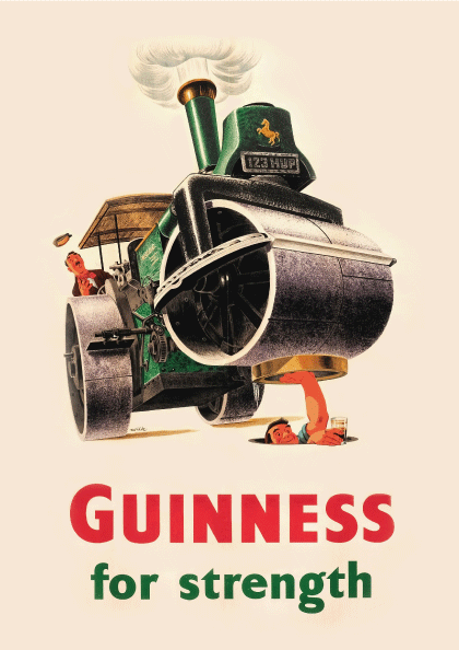 Billede af Guinness for strength steamroller